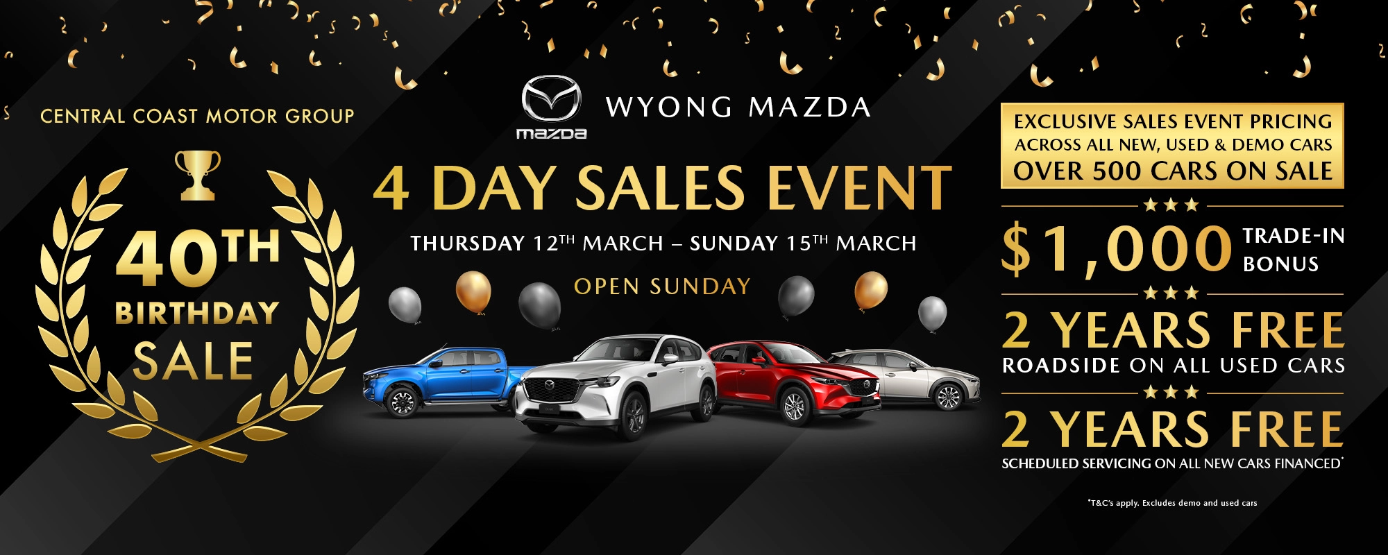 WyongMazda 40thBirthdaySale Hp